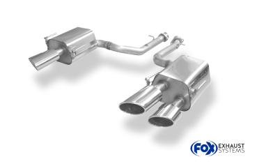 Endschalldämpfer rechts/links - 2x115x85 Typ 38 rechts/links passend für: Lexus RC RC F